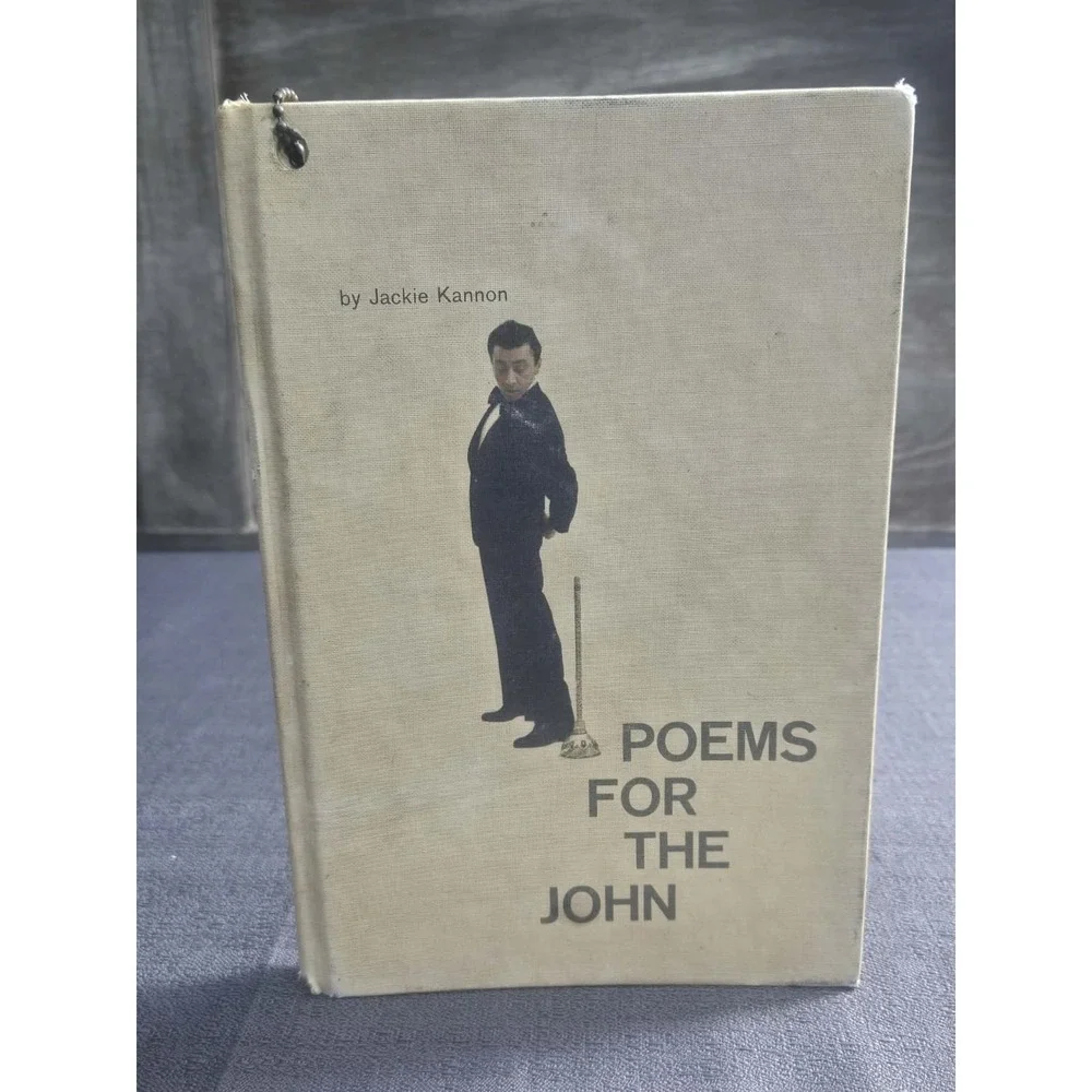 Vintage Poems for the John Jackie Kannon Hardcover 1969 Humor Poetry Book